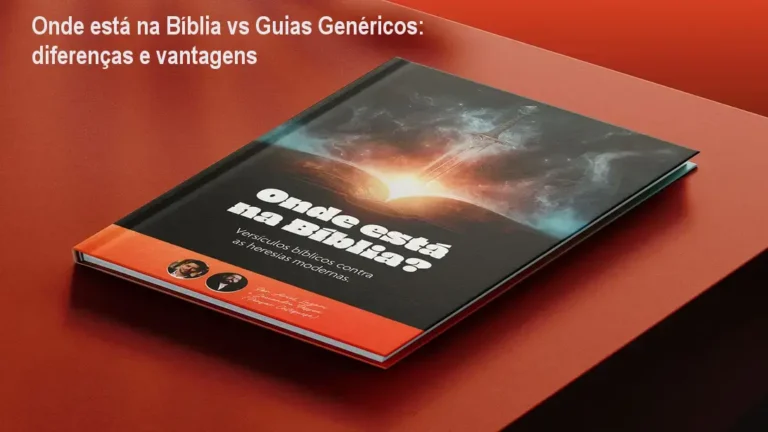 Capa do eBook Onde está na Bíblia mostrando respostas bíblicas para defender a fé católica