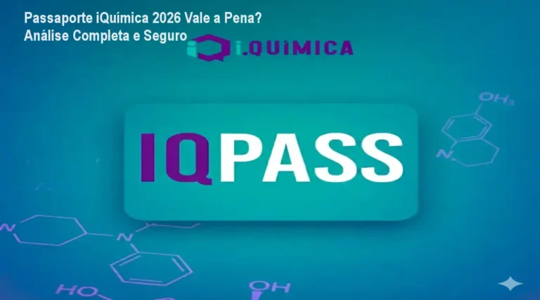Estudante utilizando o material didático do Passaporte iQuímica 2026 para estudar para provas de Medicina