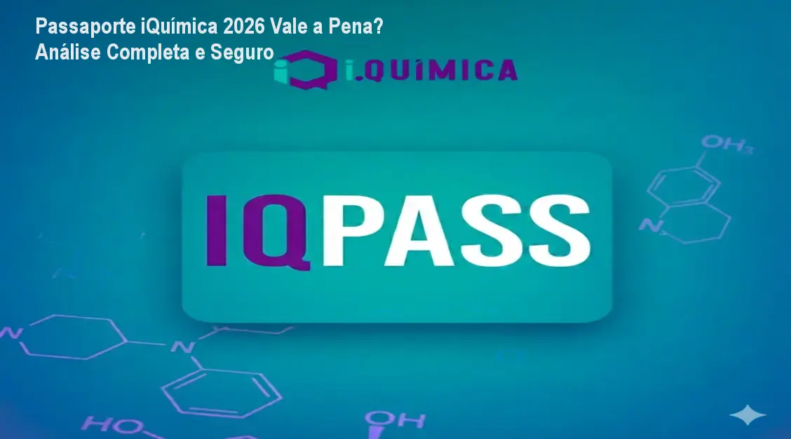 Estudante utilizando o material didático do Passaporte iQuímica 2026 para estudar para provas de Medicina