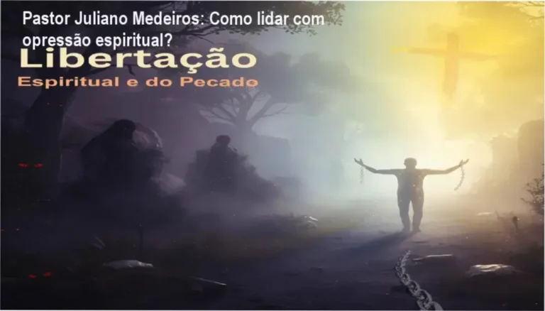 Pastor Juliano Medeiros apresentando o Curso de Libertação Completo para líderes cristãos