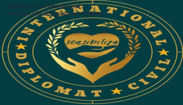 Participante recebendo credencial de Diplomata Civil no programa PDDC da Sensibiliza