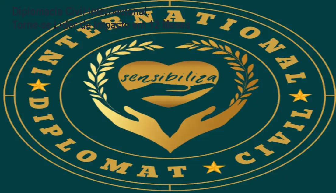 Participante recebendo credencial de Diplomata Civil no programa PDDC da Sensibiliza