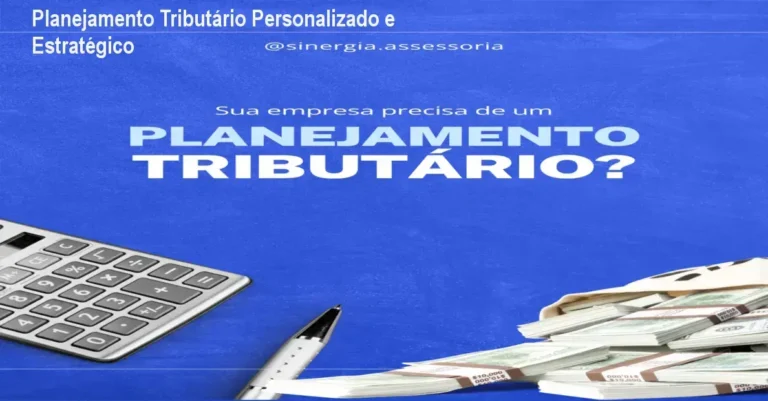 Planejamento Tributário Personalizado e Estratégico
