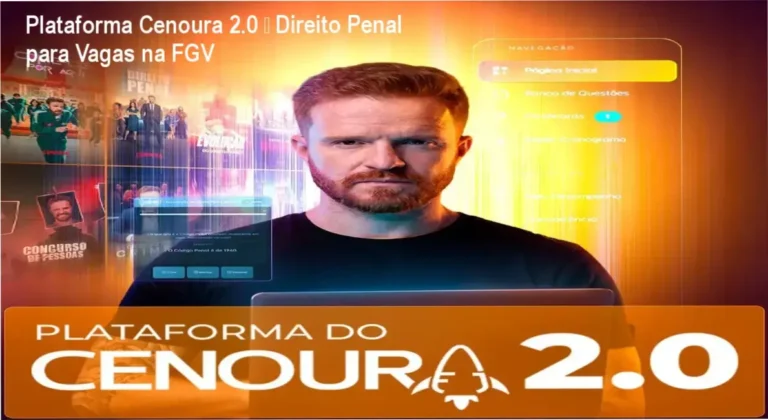 Plataforma Cenoura 2.0 – Direito Penal | aplicação prática para carreira jurídica e policial