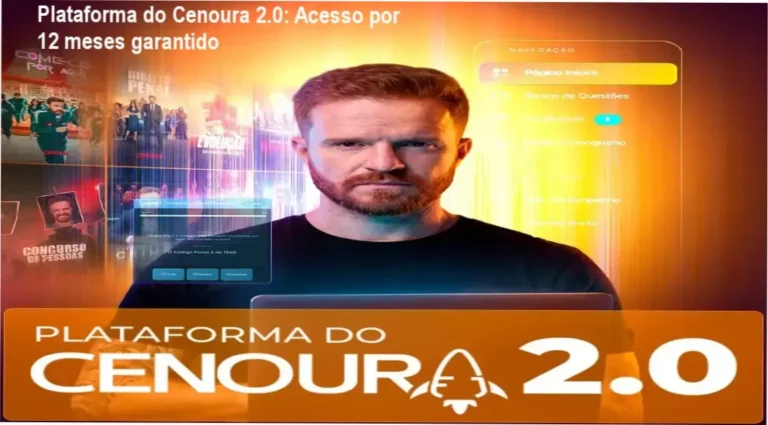 Plataforma do Cenoura 2.0 acesso de 12 meses – preparação para Direito Penal FGV
