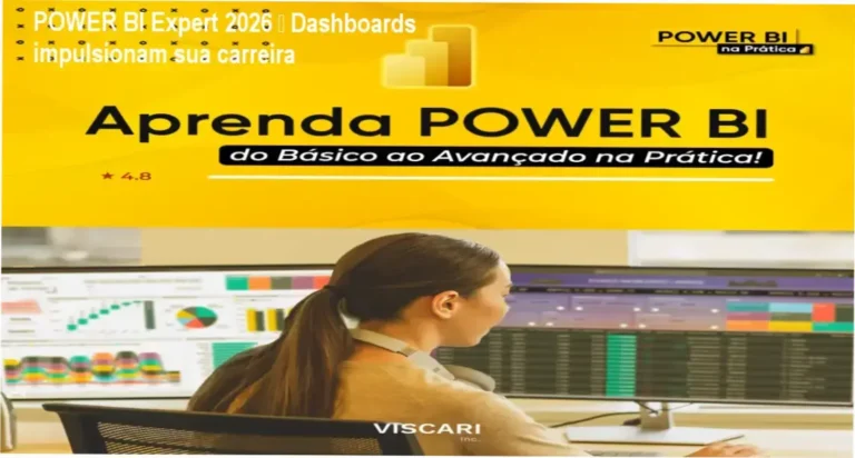 POWER BI Expert 2026 – aplicação prática para profissionais de BI e análise de dados