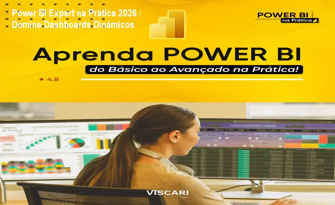 Power BI Expert na Prática 2026 – Domine Dashboards Dinâmicos