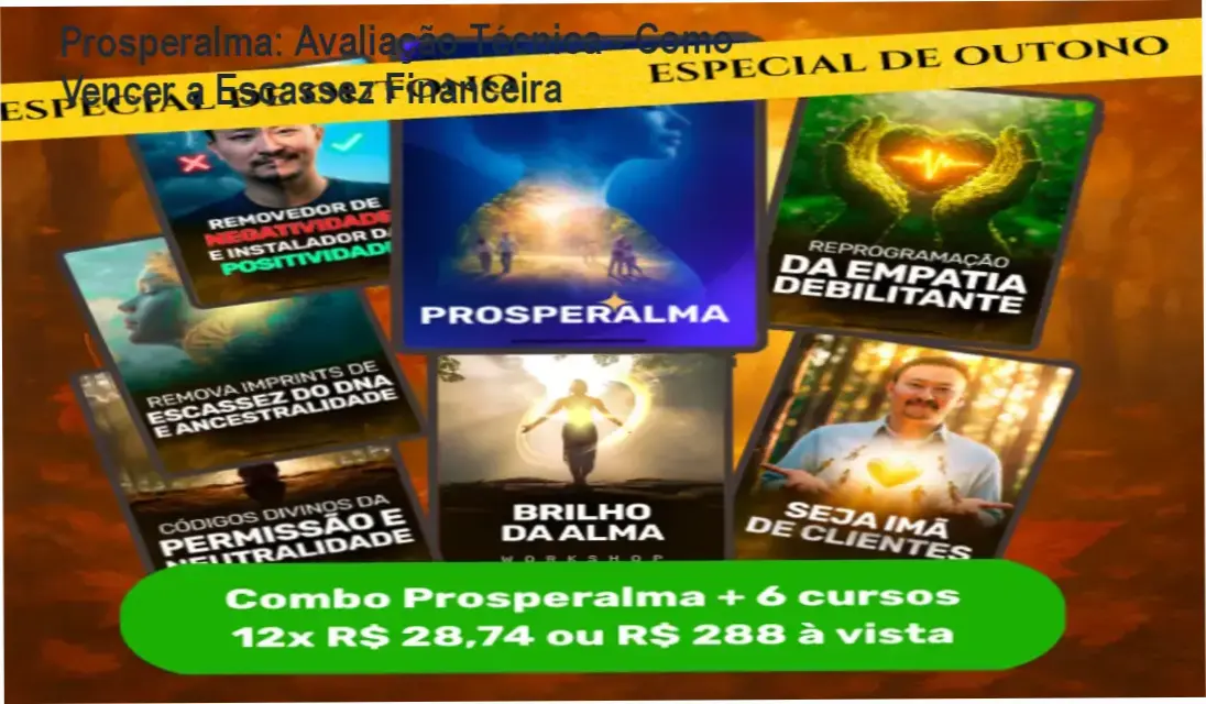 Capa da análise técnica do curso Prosperalma de Cesar Matsumoto sobre prosperidade financeira