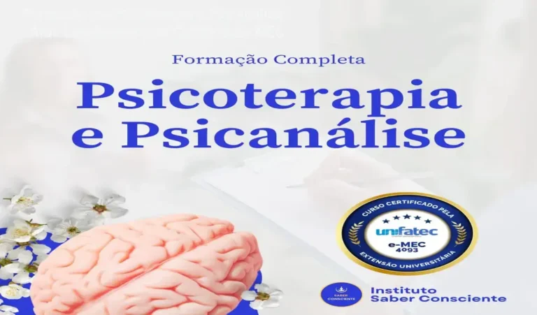 Estudante assistindo aulas de Psicoterapia e Psicanálise em ambiente online, pronto para obter certificação profissional