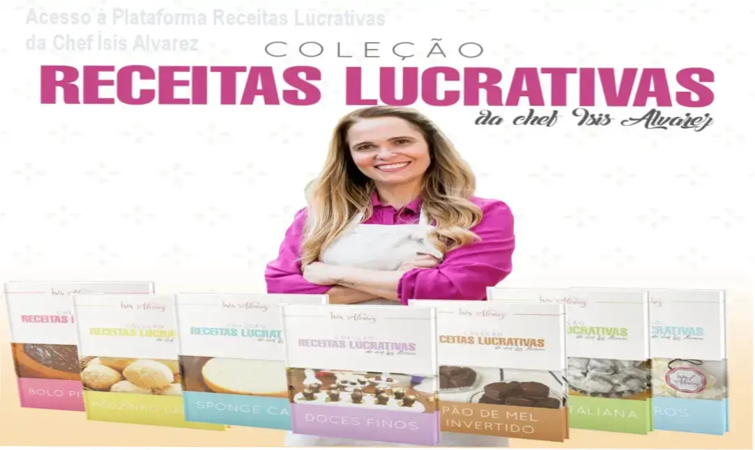 Chef Ísis Alvarez login área de membros plataforma do aluno