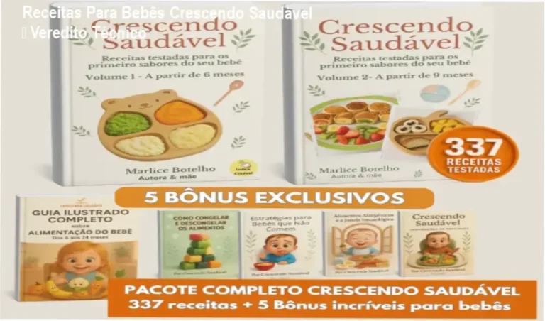 Receitas Para Bebês Crescendo Saudável da Dra. Marlice Botelho – resultados reais e experiência prática