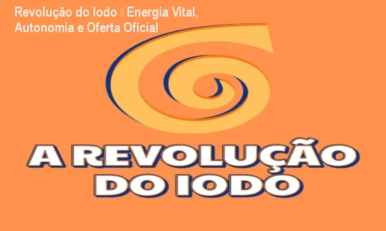 Capa do curso Revolução do Iodo mostrando Fernanda Anders e destaque para energia vital e autonomia na suplementação de iodo