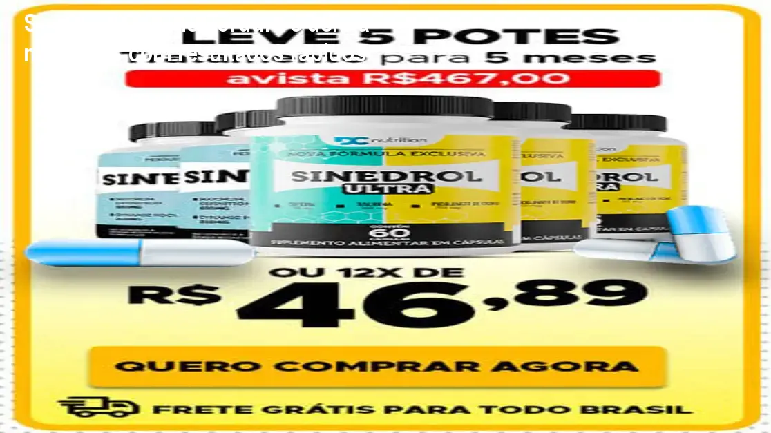 Sinedrol: Queime gordura e defina músculos com resultados rápidos
