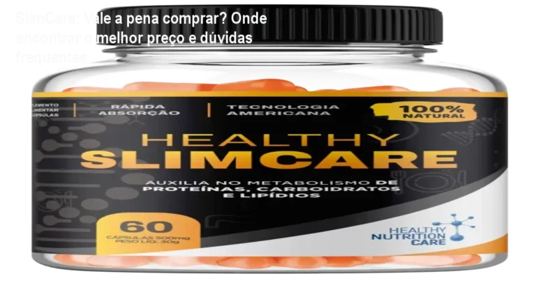 Cápsulas SlimCare facilitando a perda de peso ao acelerar o metabolismo