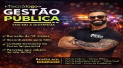 Tecnólogo em Gestão Pública 12 meses – Diploma Rápido