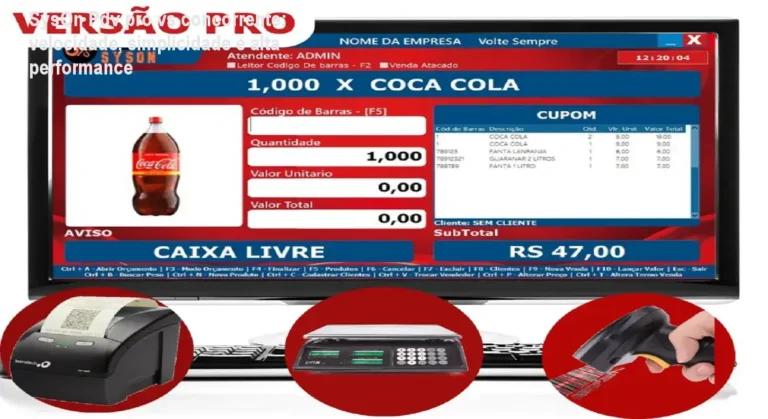 Tela do SysOn Pdv pro mostrando venda concluída em segundos