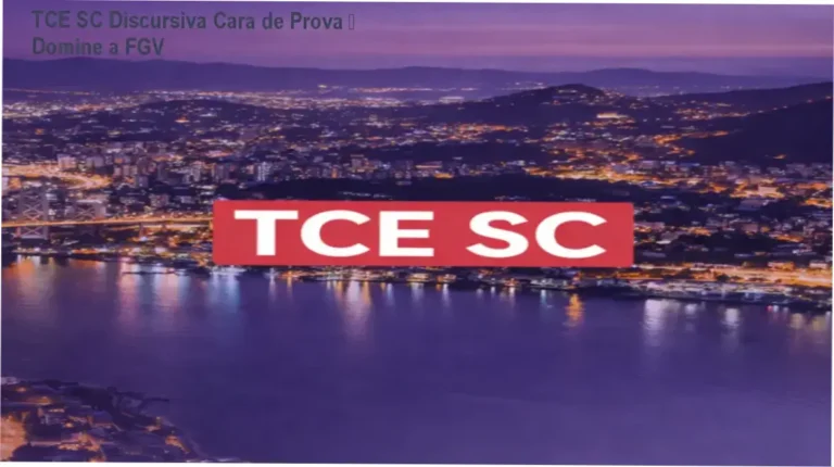 Imagem ilustrando o curso TCE SC Discursiva Cara de Prova com foco em provas discursivas da banca FGV