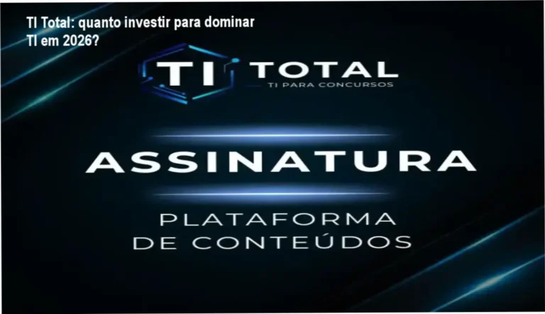 TI Total custo-benefício e valor percebido