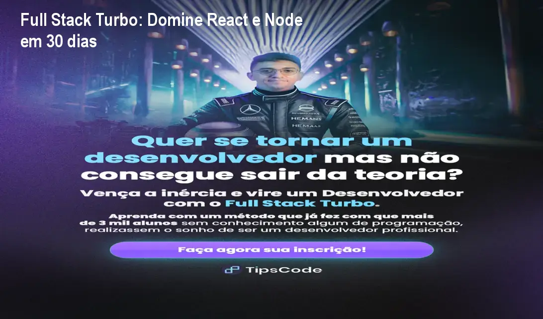 Full Stack Turbo: Domine React e Node em 30 dias