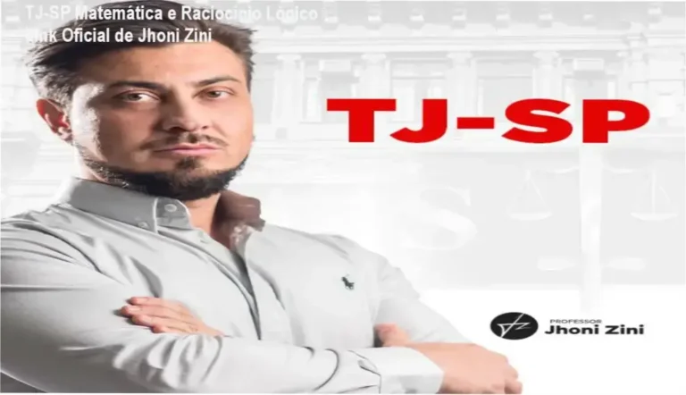 TJ-SP Matemática e Raciocínio Lógico de Jhoni Zini – link correto e acesso oficial