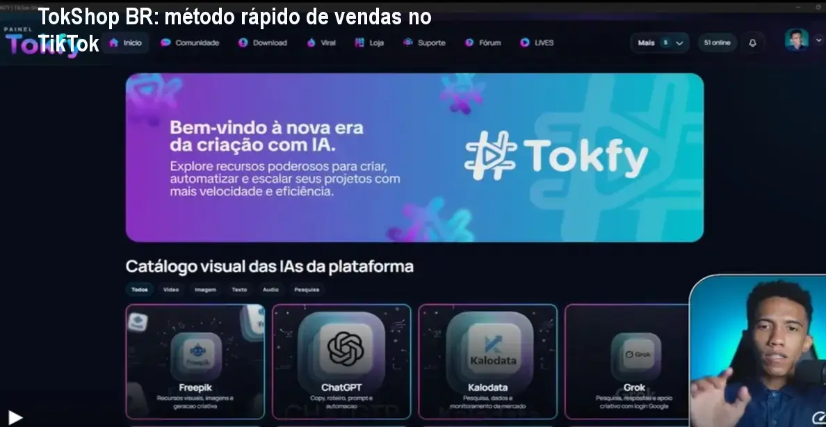 TokShop BR: método rápido de vendas no TikTok