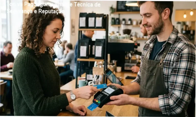 Ton – reputação, segurança e confiabilidade analisadas versus PagSeguro