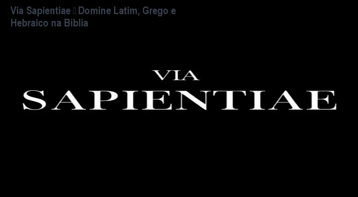 Estudante aprendendo latim, grego e hebraico no curso Via Sapientiae