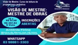 Visão de Mestre: Curso de leitura de projetos para pedreiros