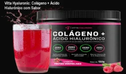 Vitta Hyaluronic: Colágeno + Ácido Hialurônico com Sabor