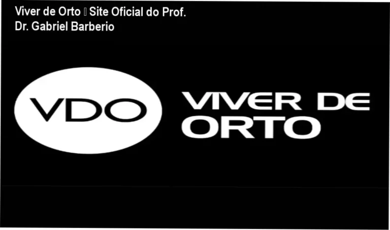 Viver de Orto Prof. Dr. Gabriel Barberio página oficial