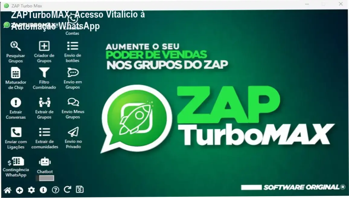 ZAPTurboMAX acesso vitalício – automação WhatsApp com IA e proteção anti-bloqueio