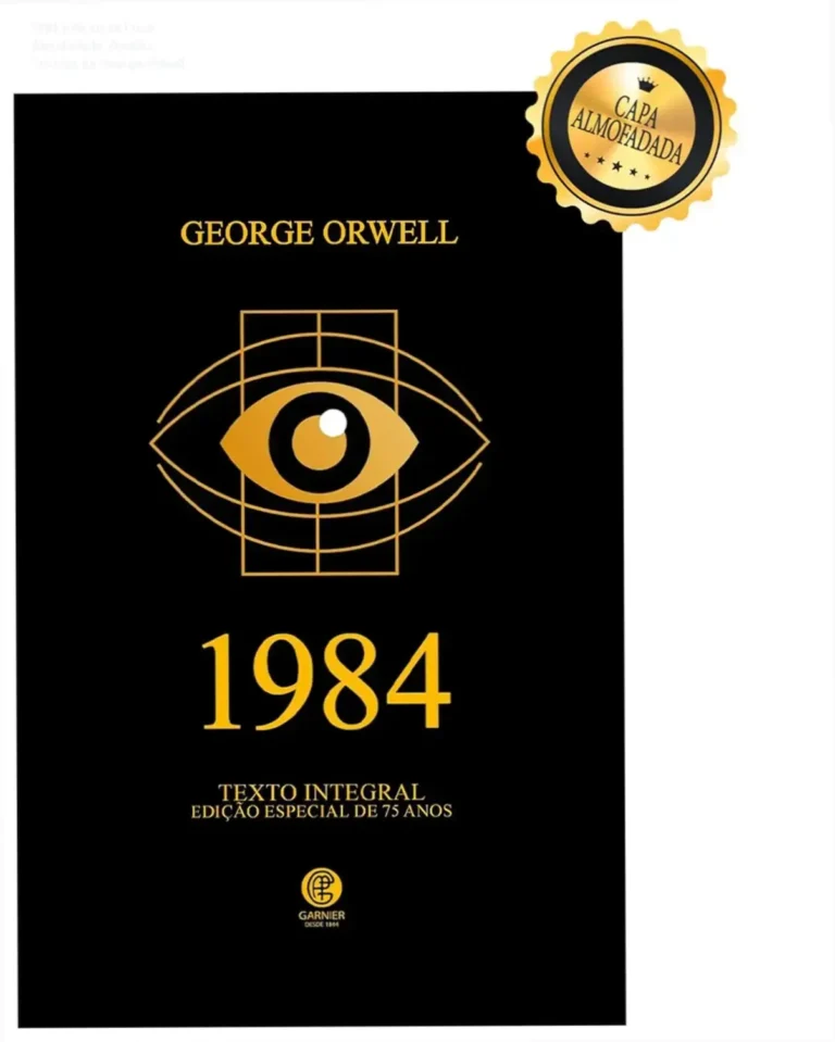 1984 Edição de Luxo Almofadada por George Orwell: Detalhes internos e acabamento premium
