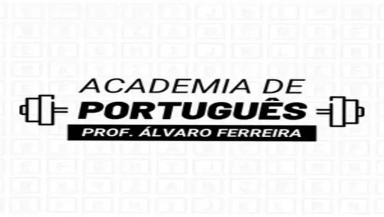Academia de Português exibindo interface de aulas teóricas e exercícios de sintaxe