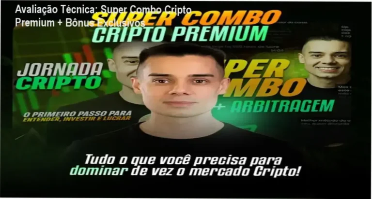 Guia explicativo sobre o produto digital Super Combo Cripto Premium + Bônus Exclusivos