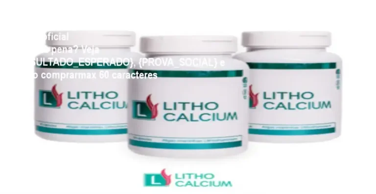 Guia explicativo sobre o produto digital Litho Calcium