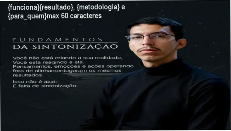 Guia explicativo sobre o produto digital Paulo Aguiar Fundamentos da Sintonização
