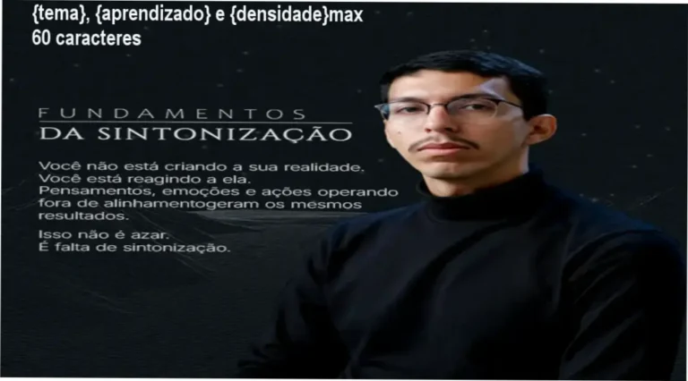 Guia explicativo sobre o produto digital Paulo Aguiar Fundamentos da Sintonização