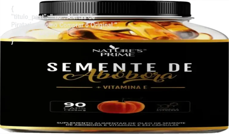 Guia explicativo sobre o produto digital Semente de Abóbora + Vitamina E