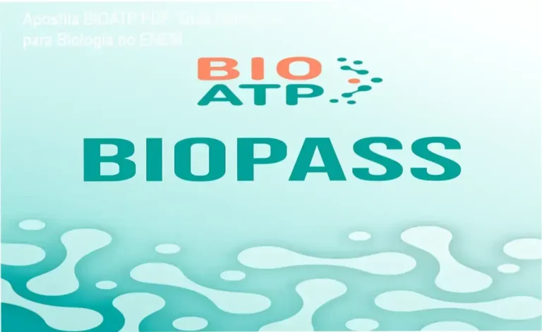 Capa da Apostila BIOATP PDF mostrando método D3R e simulados do ENEM
