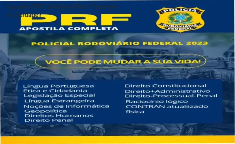 Apostila PRF de Alison More – resultados reais e experiência prática