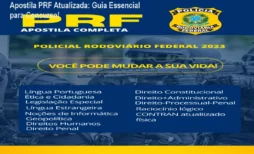 Apostila PRF Atualizada: Guia Essencial para Concurso!