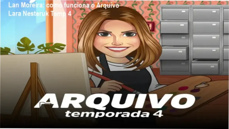Arquivo Lara Nesteruk Temp 4 Lan Moreira bastidores funcionamento visão interna