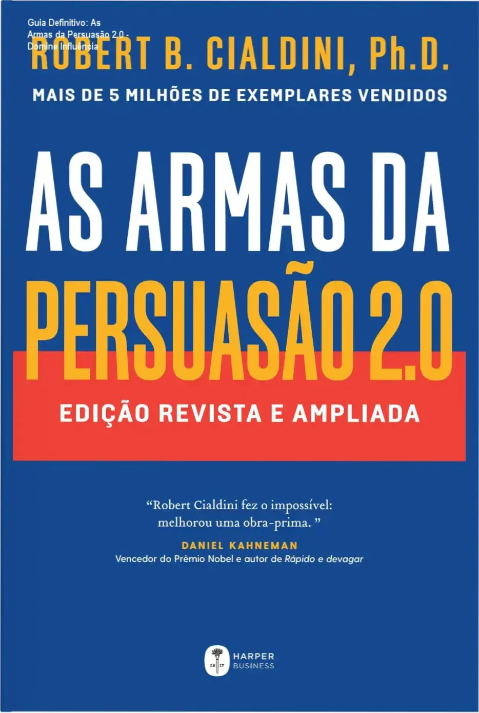Capa do livro As Armas da Persuasão 2.0 em formato ebook