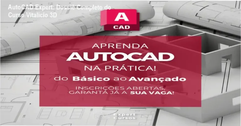 AutoCAD Expert bastidores funcionamento visão interna do curso online