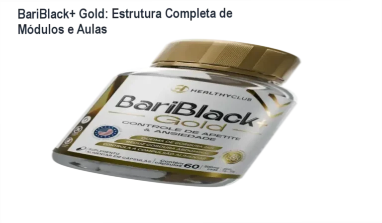 BariBlack+ Gold módulos, aulas e conteúdo programático
