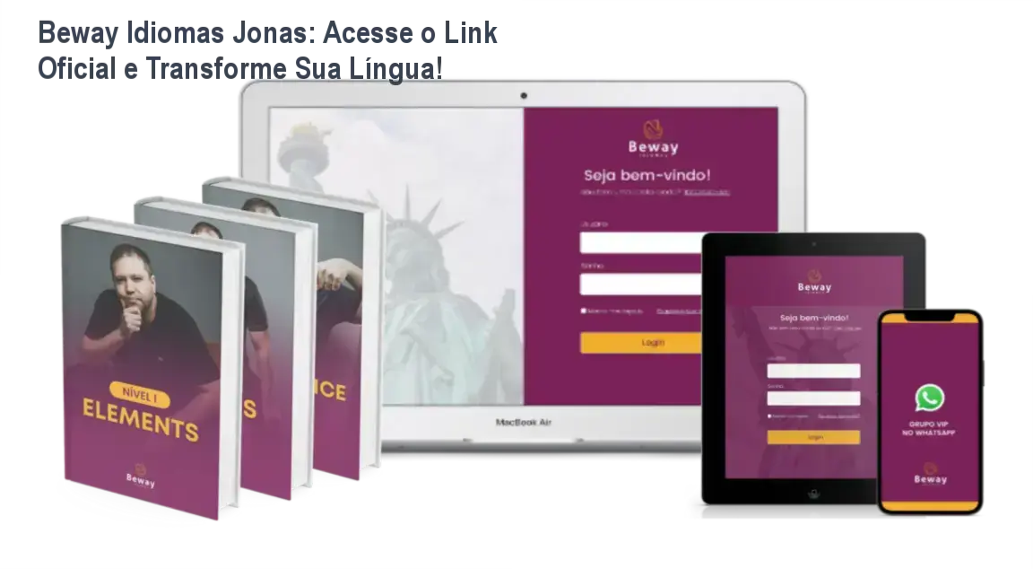 Beway Idiomas Jonas: Acesso Oficial Seguro para Fluência em Inglês