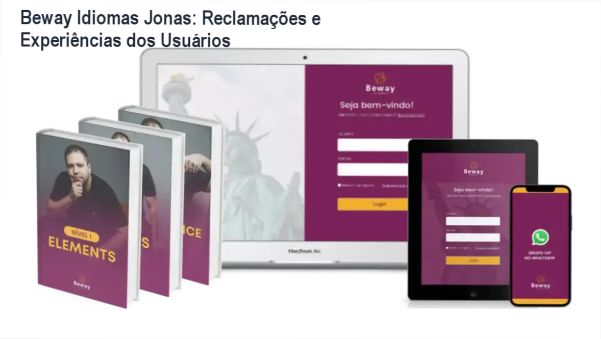 Beway Idiomas Jonas com ícone de reclamações e avaliações de clientes