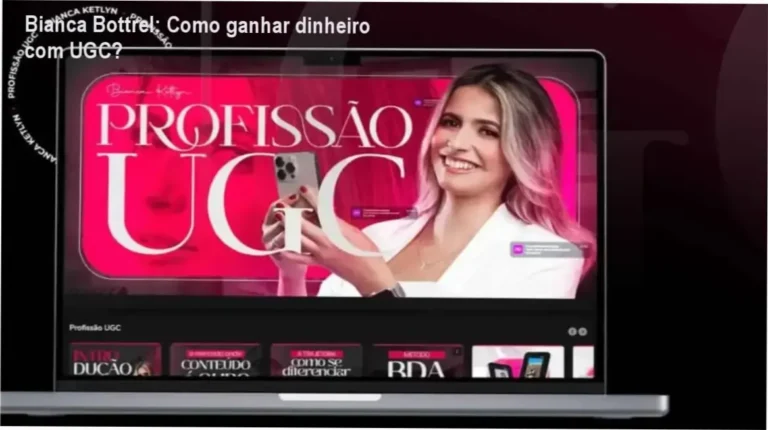 Bianca Bottrel apresentando o curso Profissão UGC, destaque para criação de vídeos para marcas sem necessidade de seguidores