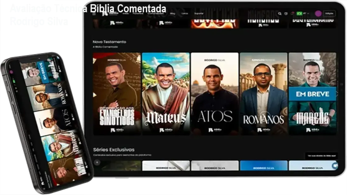 Bíblia Comentada Rodrigo Silva - Análise interna e tecnologia de I.A. aplicada ao estudo bíblico