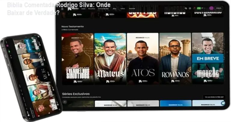A Bíblia Comentada Rodrigo Silva, um aplicativo com interface intuitiva e acesso a conteúdo acadêmico apoiado por IA e especialistas